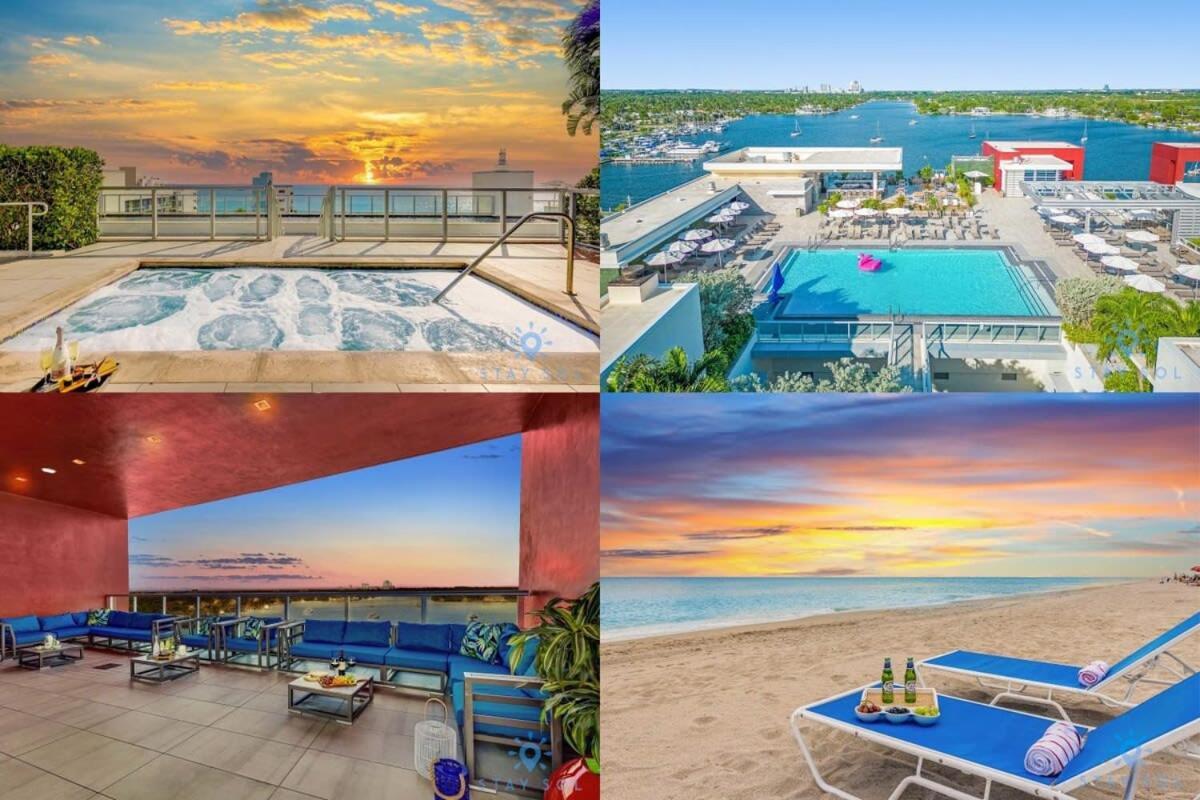 Hollywood Beach Broad - Walk - Amazing Pool - Hot Tub מראה חיצוני תמונה